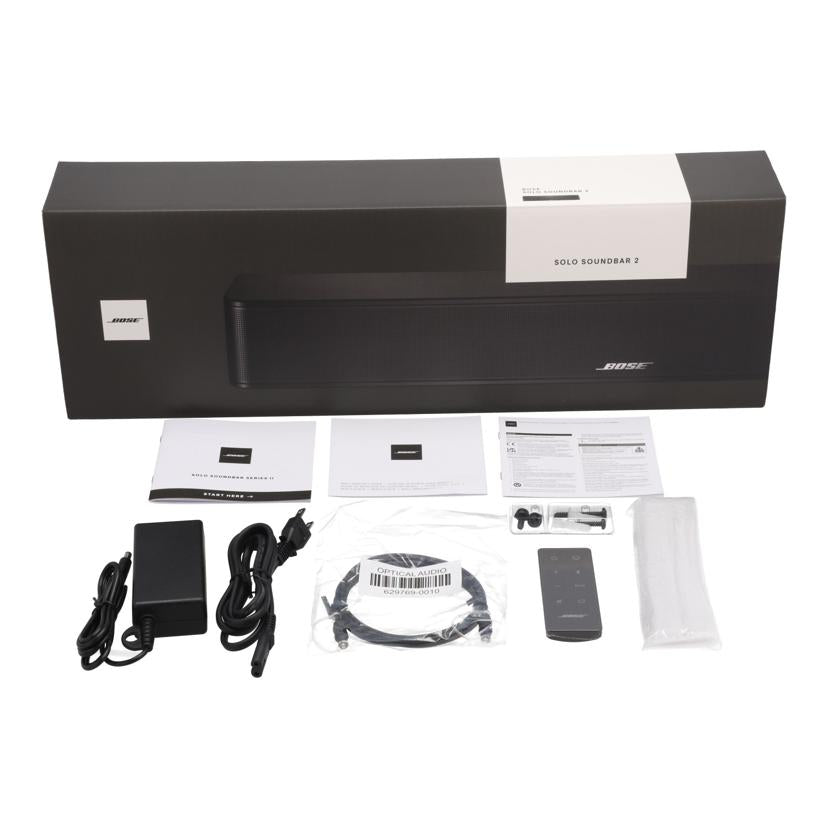 BOSE ボーズ/サウンドバー/Solo Soundbar Series 2//085092j53080221ae/Aランク/75