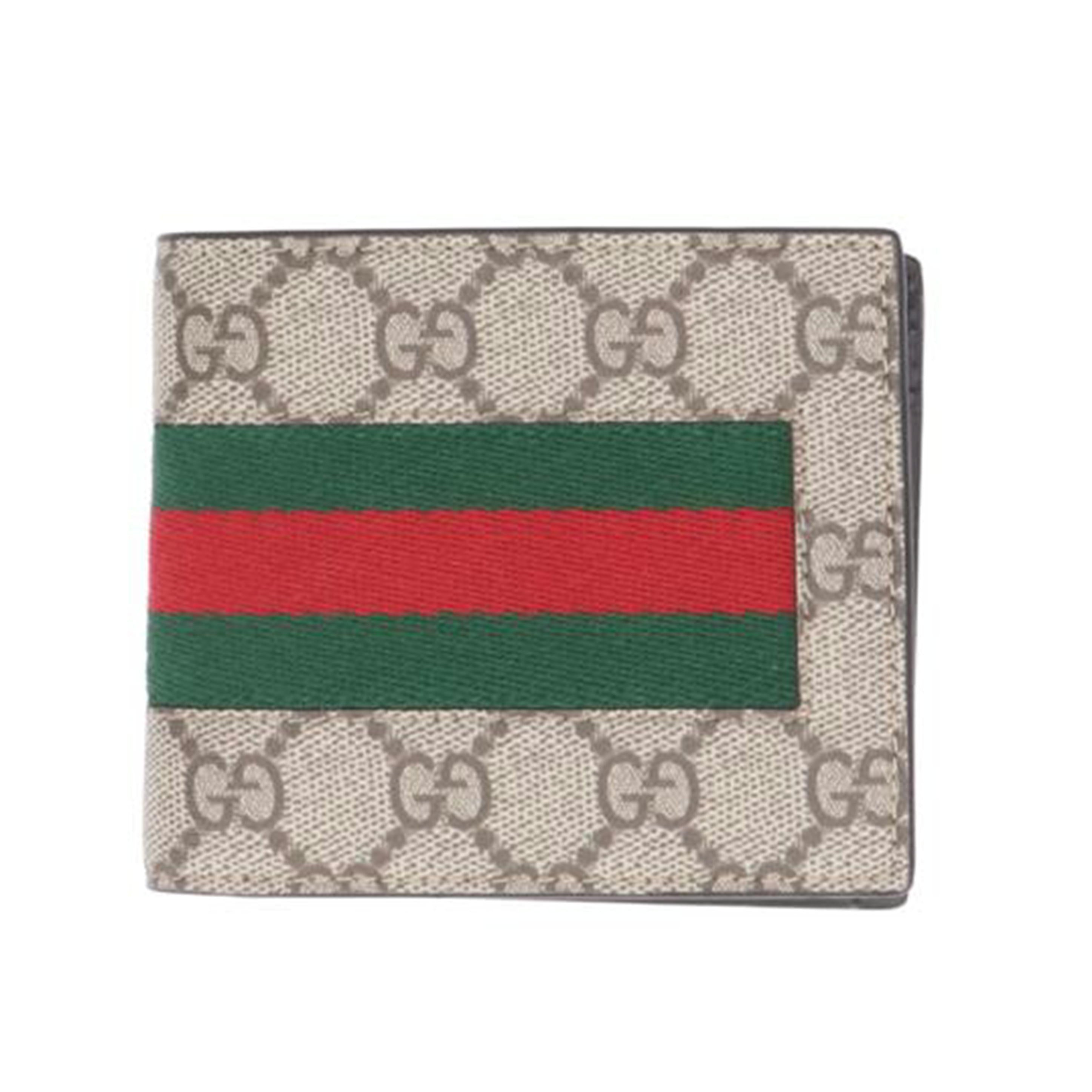 GUCCi ｸﾞｯﾁ/二つ折り財布／GGスプリーム/779854//534***/ABランク/93