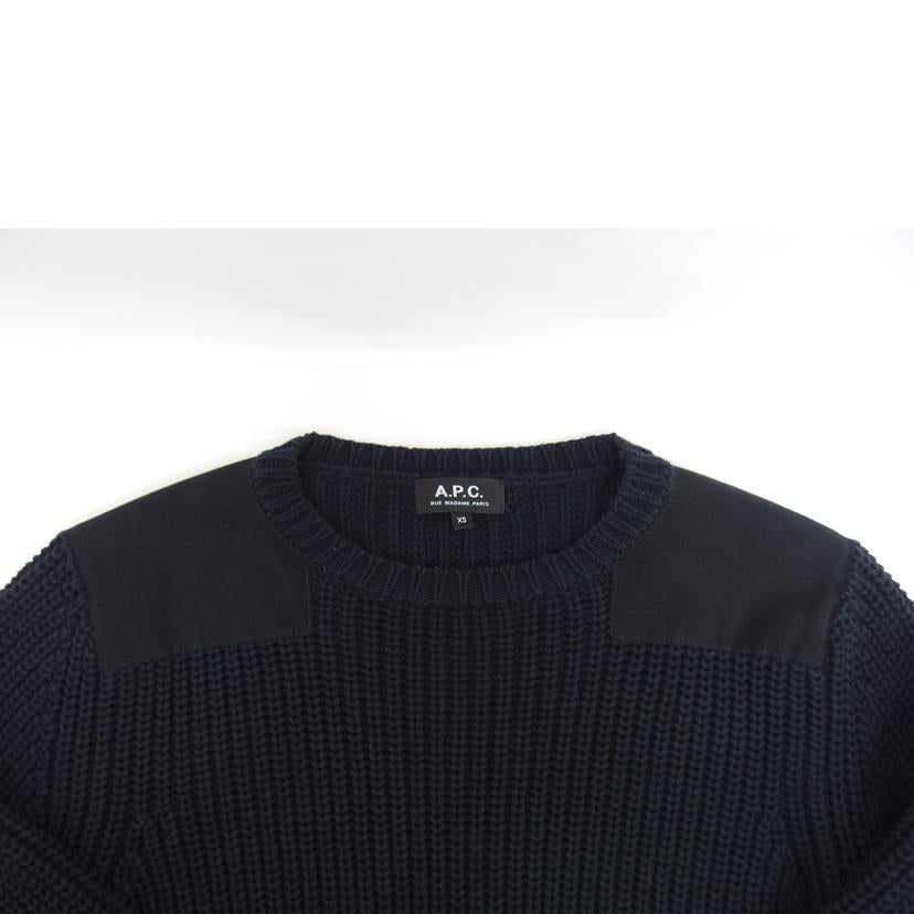 A．P．C． アーペーセー/A．P．C．／コマンドセーター／コットン／ブラック//ABランク/04