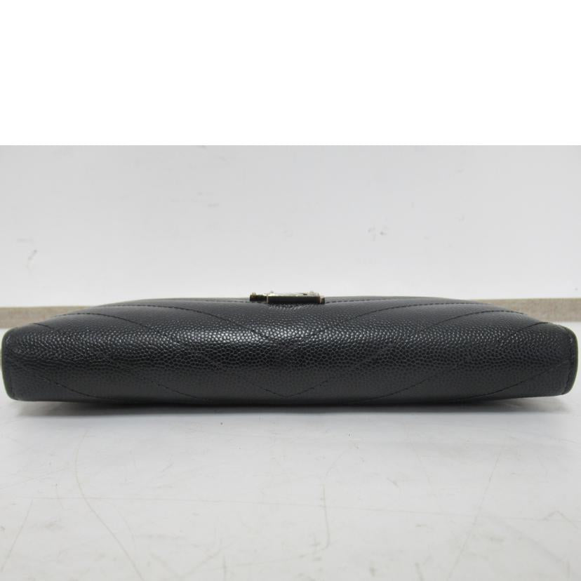 SAINT　LAURENT/ラウンドファスナー長財布／レザー//ABランク/63