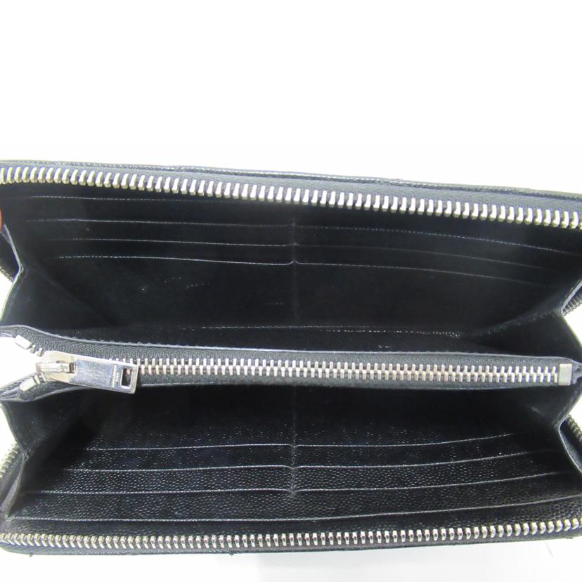 SAINT　LAURENT/ラウンドファスナー長財布／レザー//ABランク/63