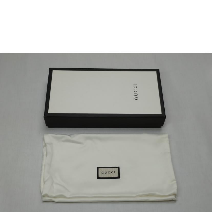 GUCCI グッチ/GGマーモント　ラウンドファスナー長財布/456117//496***/Bランク/52