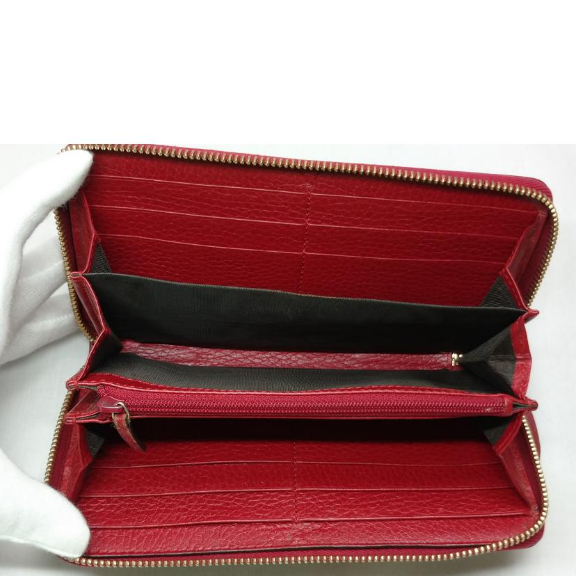 GUCCI グッチ/GGマーモント　ラウンドファスナー長財布/456117//496***/Bランク/52