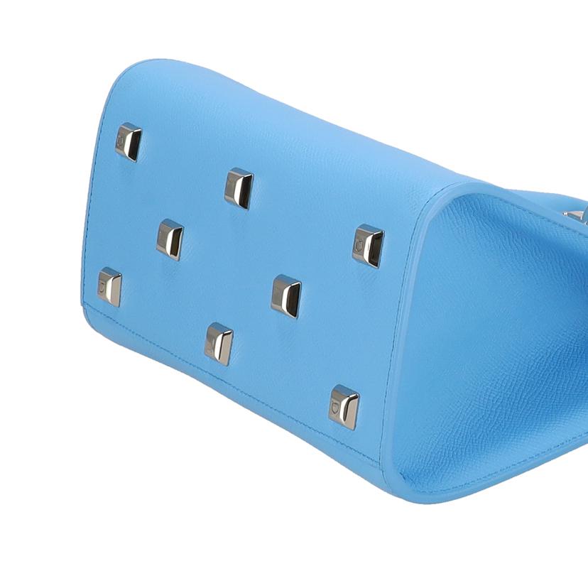 S・Ferragamo サルヴァトーレフェラガモ/ステューディオボックス　S　ガンチーニ／ブルー系/EZ21 1424//SAランク/24