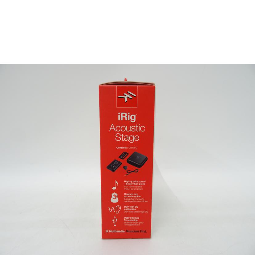 IK　MULTIMEDIA アイケーマルチメディア/アコギ用マイク＆プリアンプ/iRig Acoustic Stage//92309101355/Sランク/69