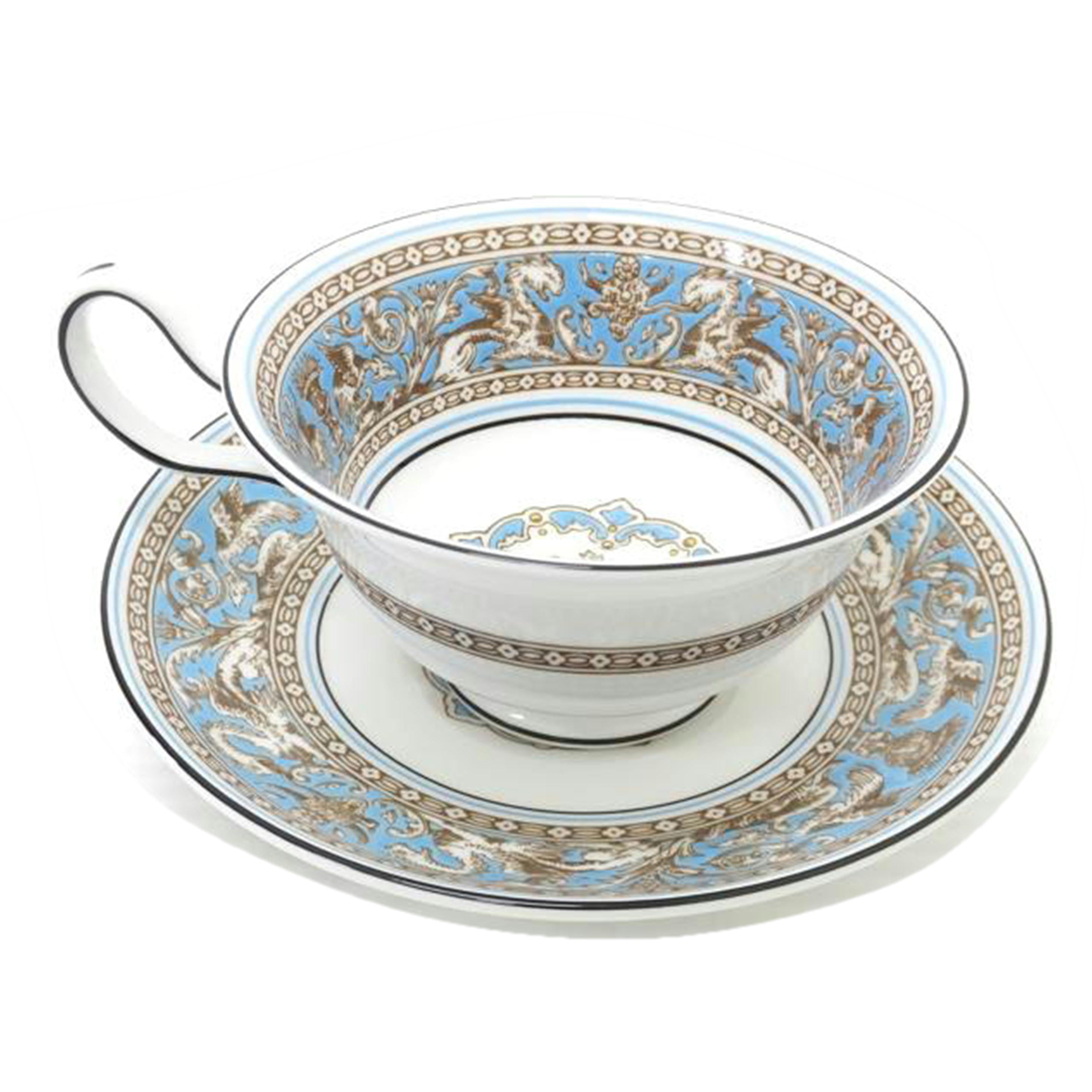 WEDGWOOD ウェッジウッド/ティーカップ＆ソーサー/F/TURQUOISE//Bランク/88