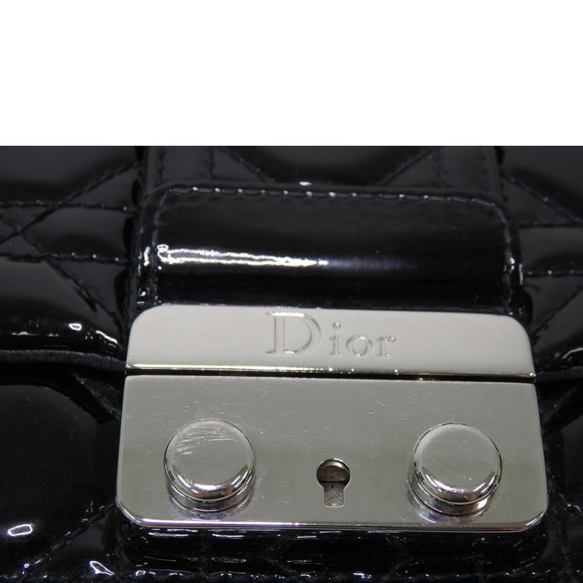 Christian　Dior クリスチャンディオール/カナージュ／ショルダーバッグ／パテントレザー//02-********/Bランク/84