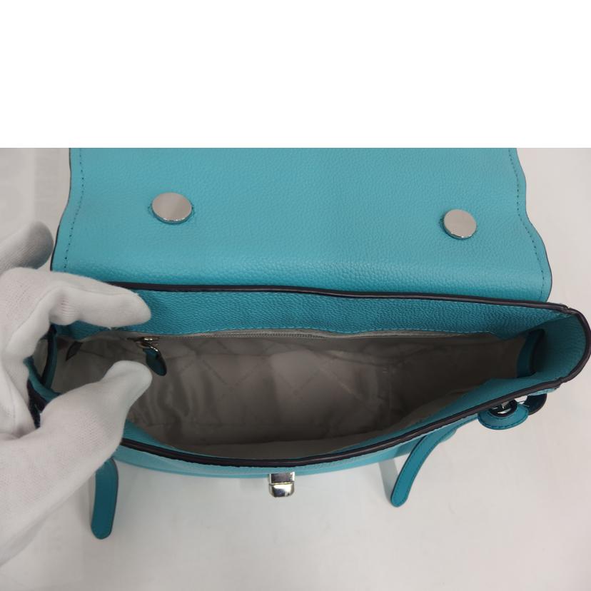 MICHAEL　KORS マイケルコース/グレインレザーショルダーバック／ブルー//ABランク/82