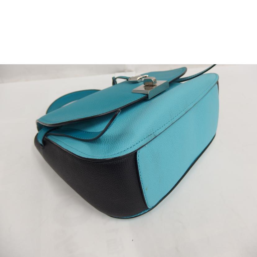 MICHAEL　KORS マイケルコース/グレインレザーショルダーバック／ブルー//ABランク/82