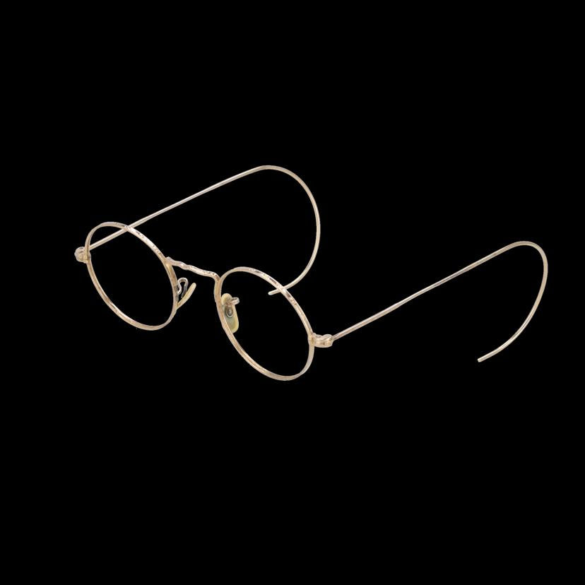 AMERICANOPTICAL アメリカンオプティカル/30’s／彫金ラウンドフレーム／ヴィンテージ//ABランク/24