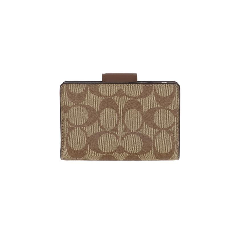 COACH コーチ/シグネチャーミディアムコーナージップウォレット/C0082//K23**/Aランク/25