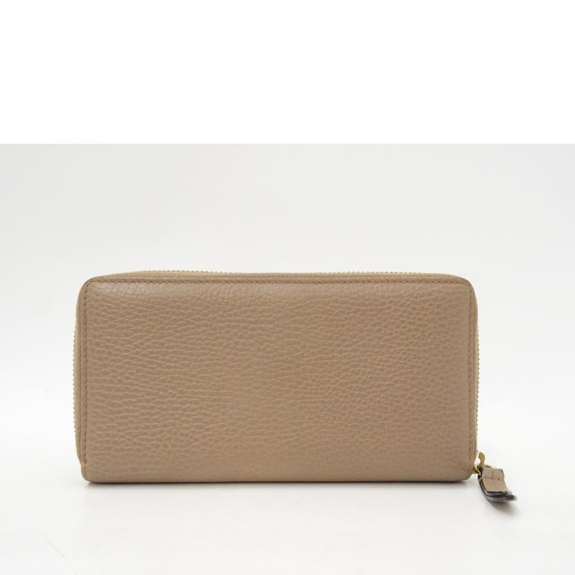 GUCCI グッチ/GGマーモントラウンドファスナー長財布/ピンクベージュ/456117//496***/ABランク/69