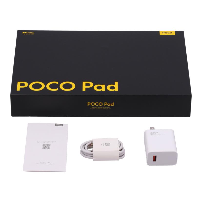 Xiaomi シャオミ　/タブレット／POCO　Pad　8GB＋256GB/2405CPCFBG//58690/64U100750/Aランク/63