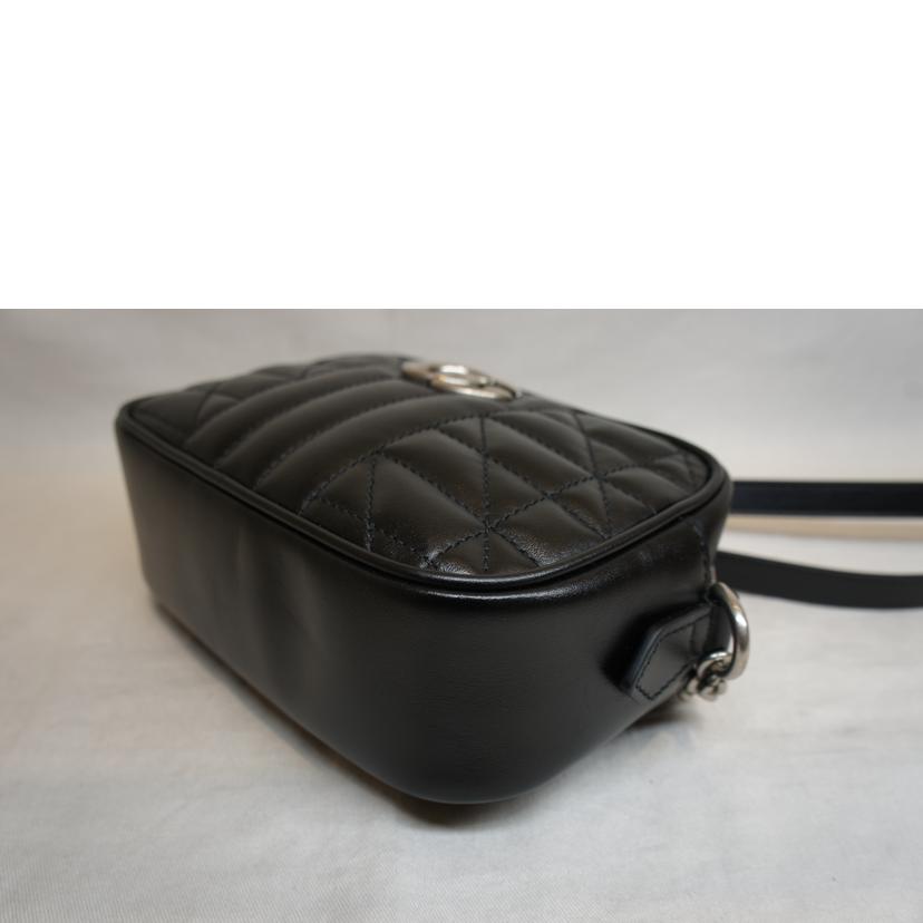 GUCCI グッチ/GGマーモントキルティングレザーショルダーブラック/634936//498***/SAランク/92