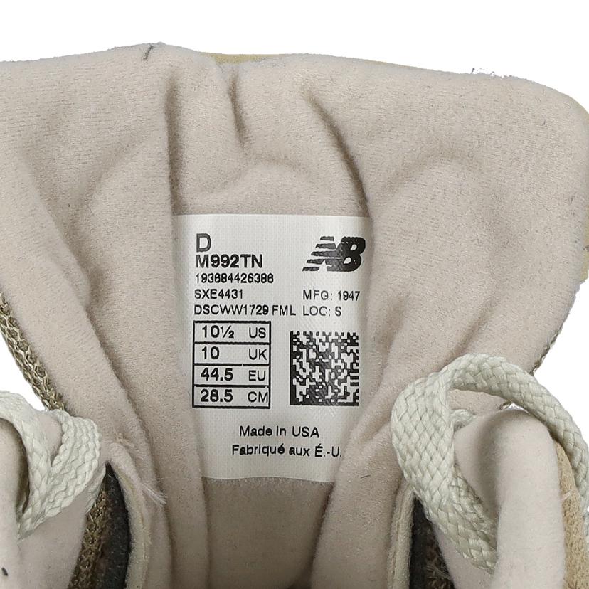 NEW　BALANCE ニューバランス/M992TN　スニーカー/M992TN//US10 1/2/Aランク/91