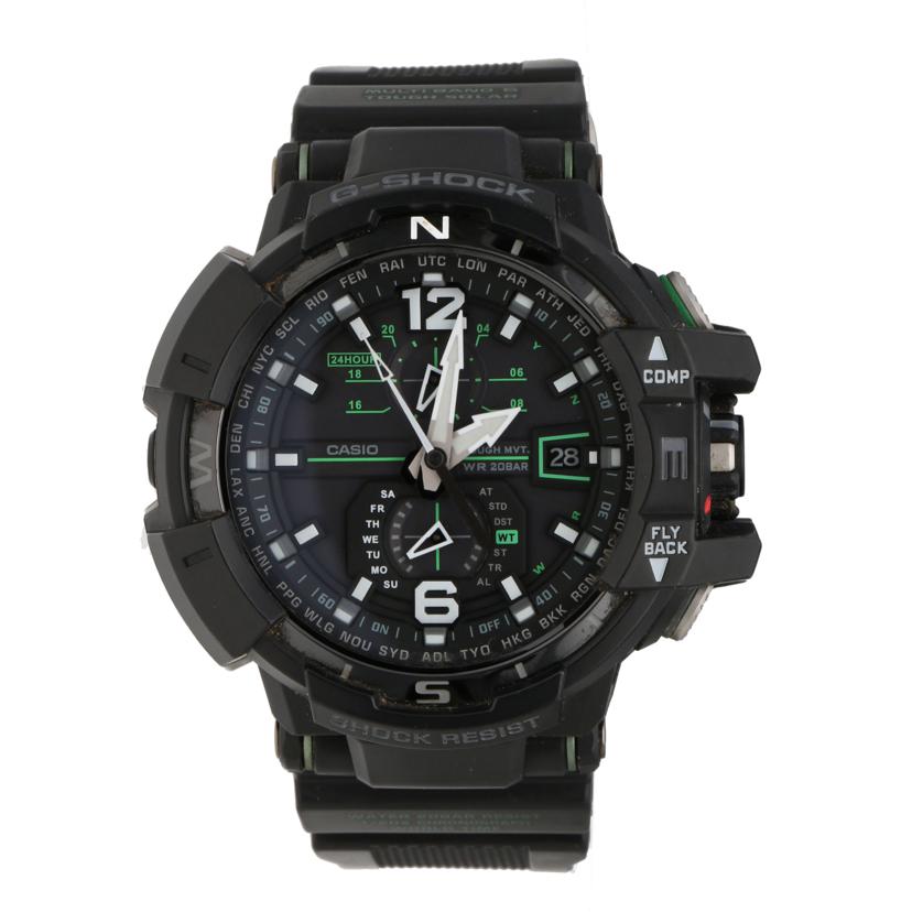casio カシオ/G－SHOCK／グラビティマスター／ソーラー電波/GW-A1100-1a3jf//001*****/Aランク/70