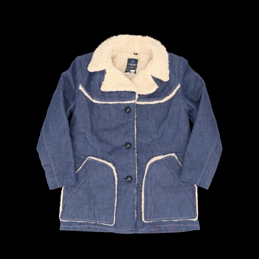 COOPER クーパー/70’s／ボアデニムランチコート／USA製／ヴィンテージ／濃紺／希少//ABランク/24