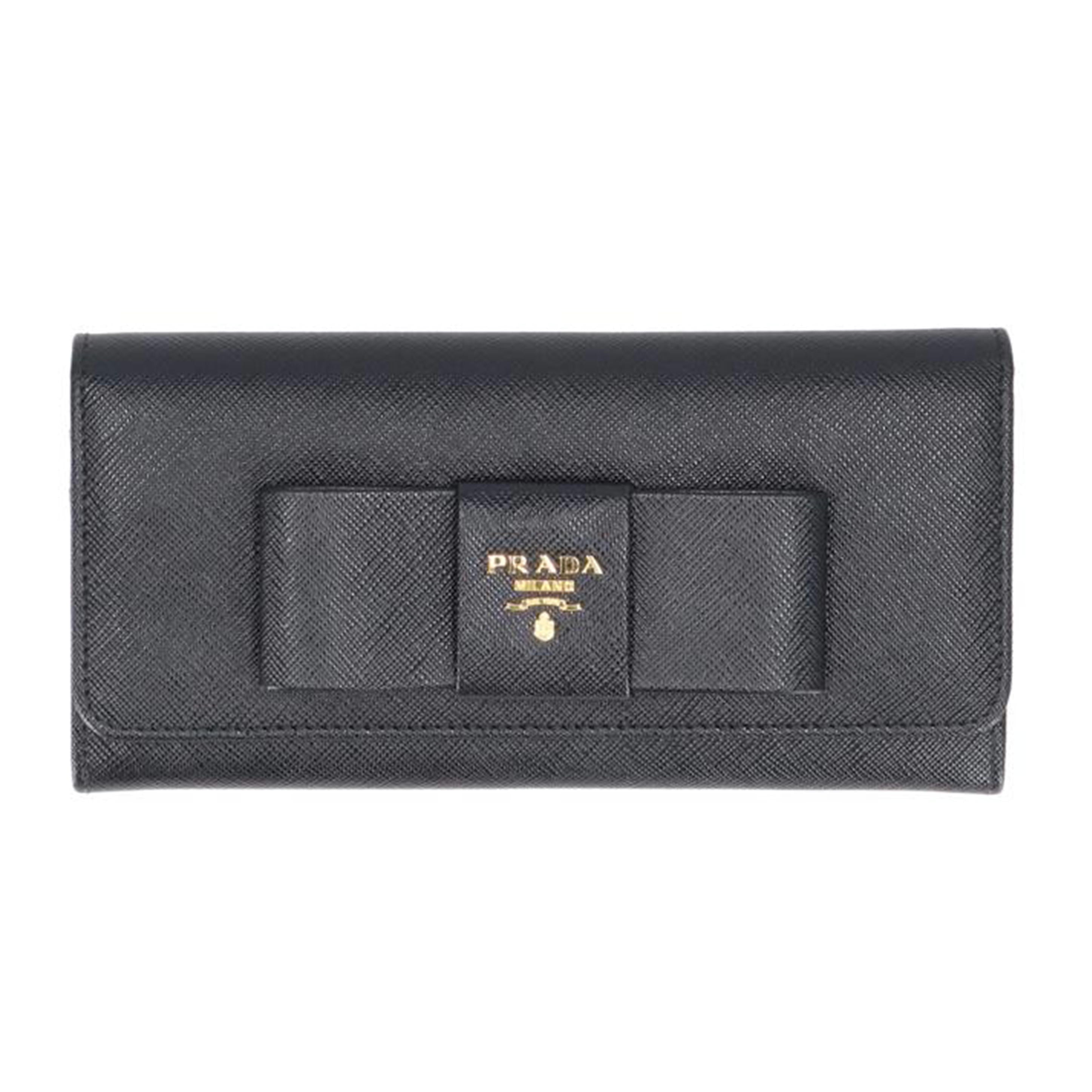 PRADA プラダ/サフィアーノリボンモチーフ長財布/1MH132//SAランク/05