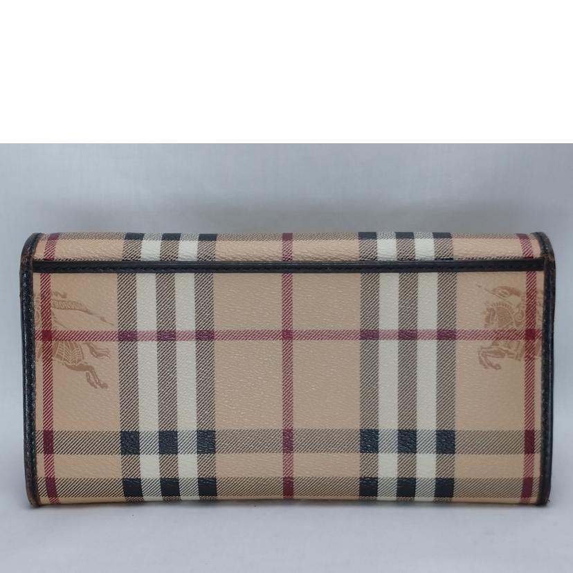 BURBERRY バーバリー/ノバチェック　二つ折り長財布//Bランク/52