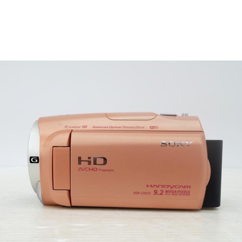 SONY ソニー/ビデオカメラ／HDR－CX670/HDR-CX670//3063872/BCランク/75