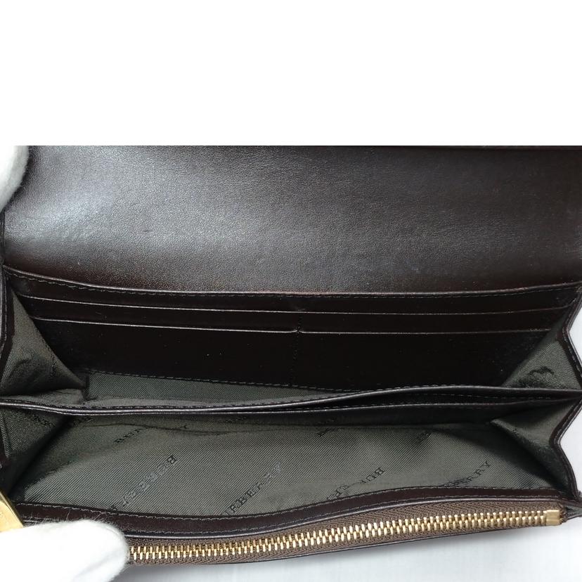 BURBERRY バーバリー/ノバチェック　二つ折り長財布//Bランク/52