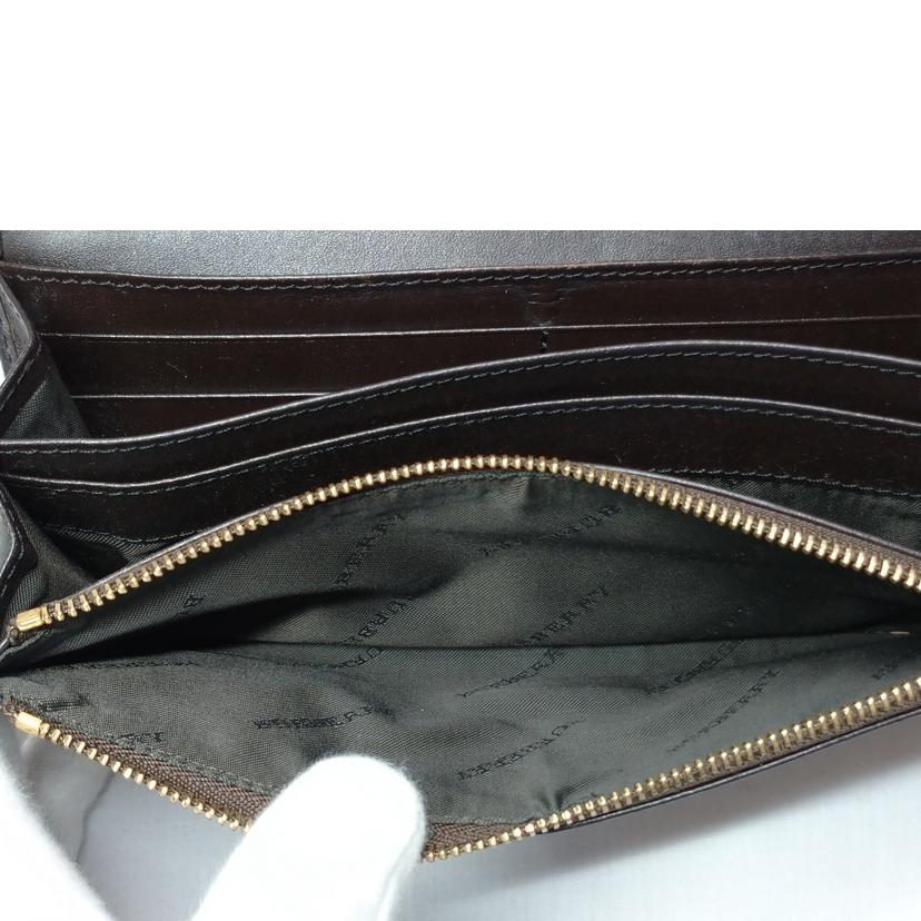 BURBERRY バーバリー/ノバチェック　二つ折り長財布//Bランク/52