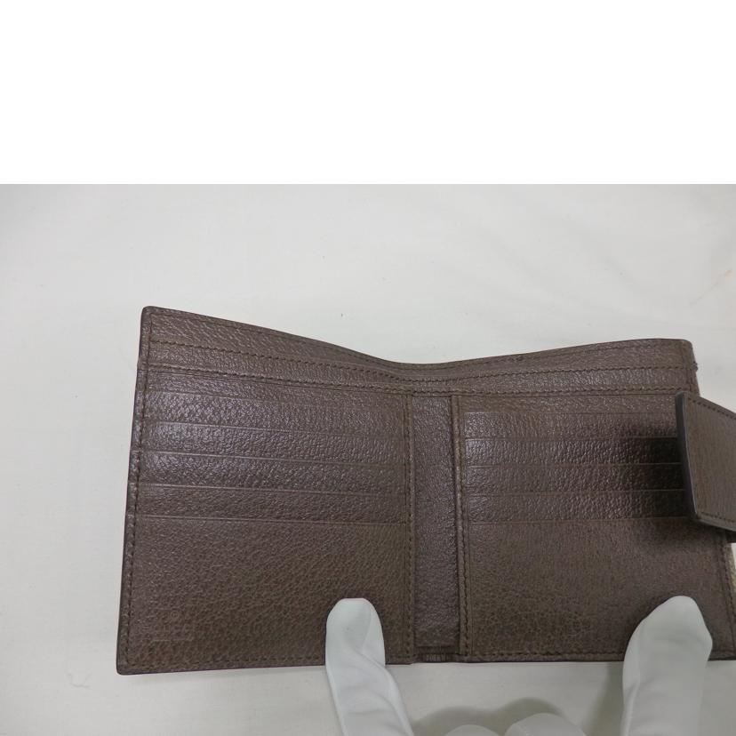 GUCCI グッチ/オフディア／GGフレンチフラップウォレット/523173//214*/Aランク/84