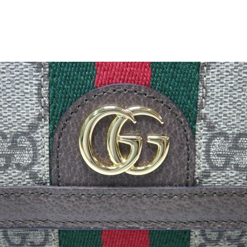 GUCCI グッチ/オフディア／GGフレンチフラップウォレット/523173//214*/Aランク/84