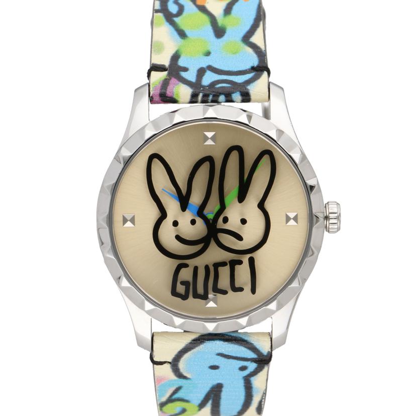 GUCCI グッチ/Gタイムレス／ゴールド／クオーツ/YA1264203//ABランク/70