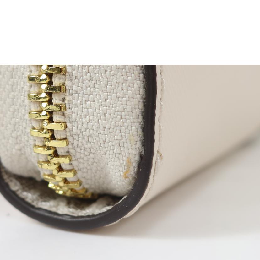 MICHAEL　KORS マイケルコース/ロングウォレット　ラウンドファスナー長財布　ホワイト系/35R3GTVE7B//Aランク/65