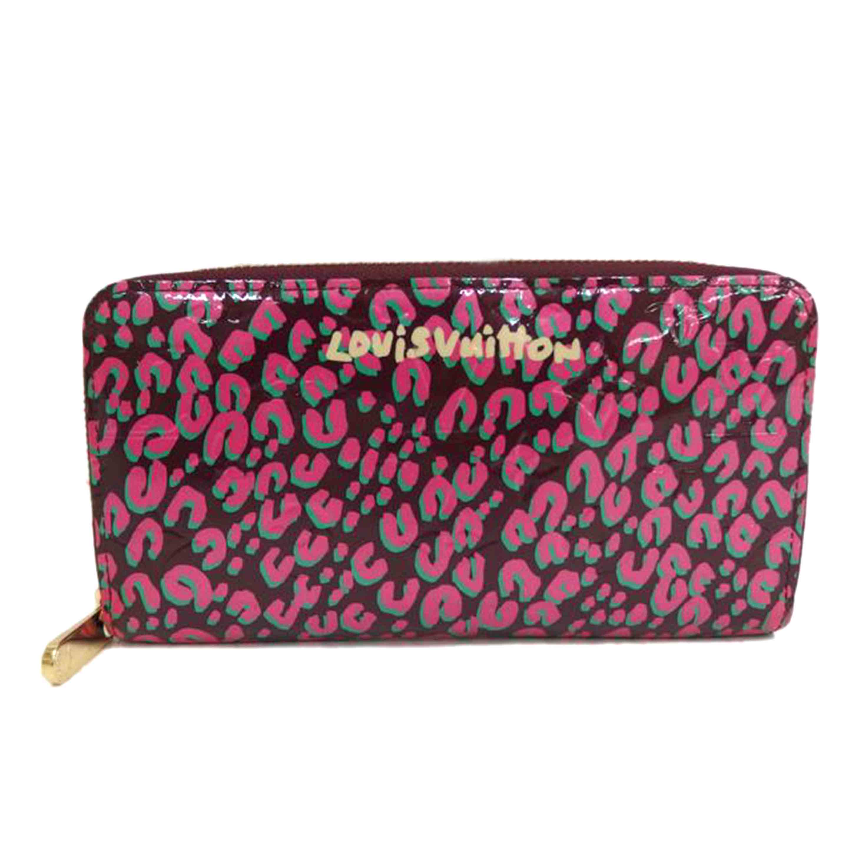 LV ﾙｲｳﾞｨﾄﾝ/シッピーウォレット／レオパード/M91477//CA5***/ABランク/82