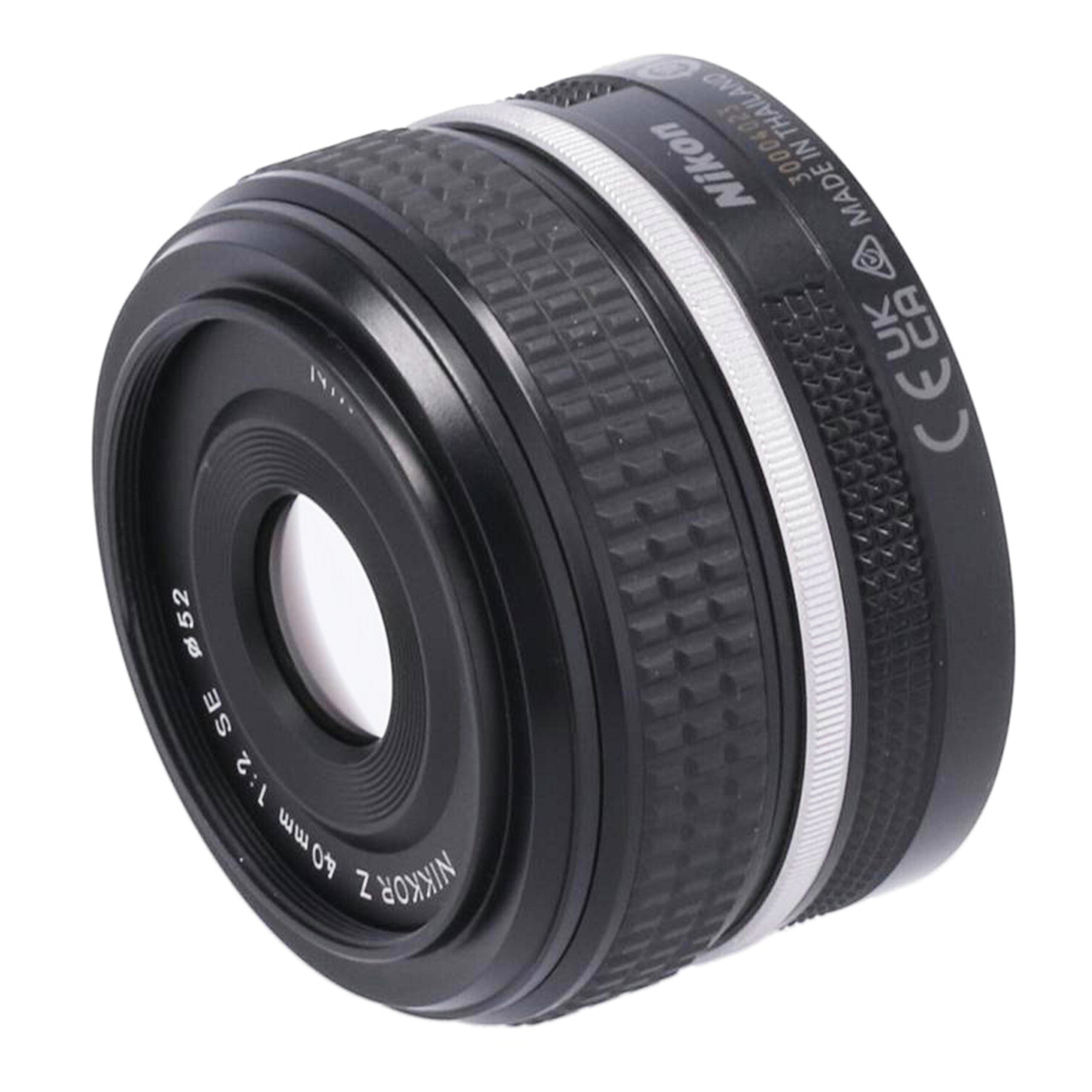 Nikon ニコン　/交換レンズ／Z40mmSE/NIKKOR Z 40mm f2(SE)//30004023/ABランク/05