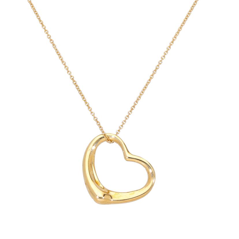 TIFFANY＆Co ティファニー/TIFFANY／750YGオープンハートネックレス/6.0//Aランク/75