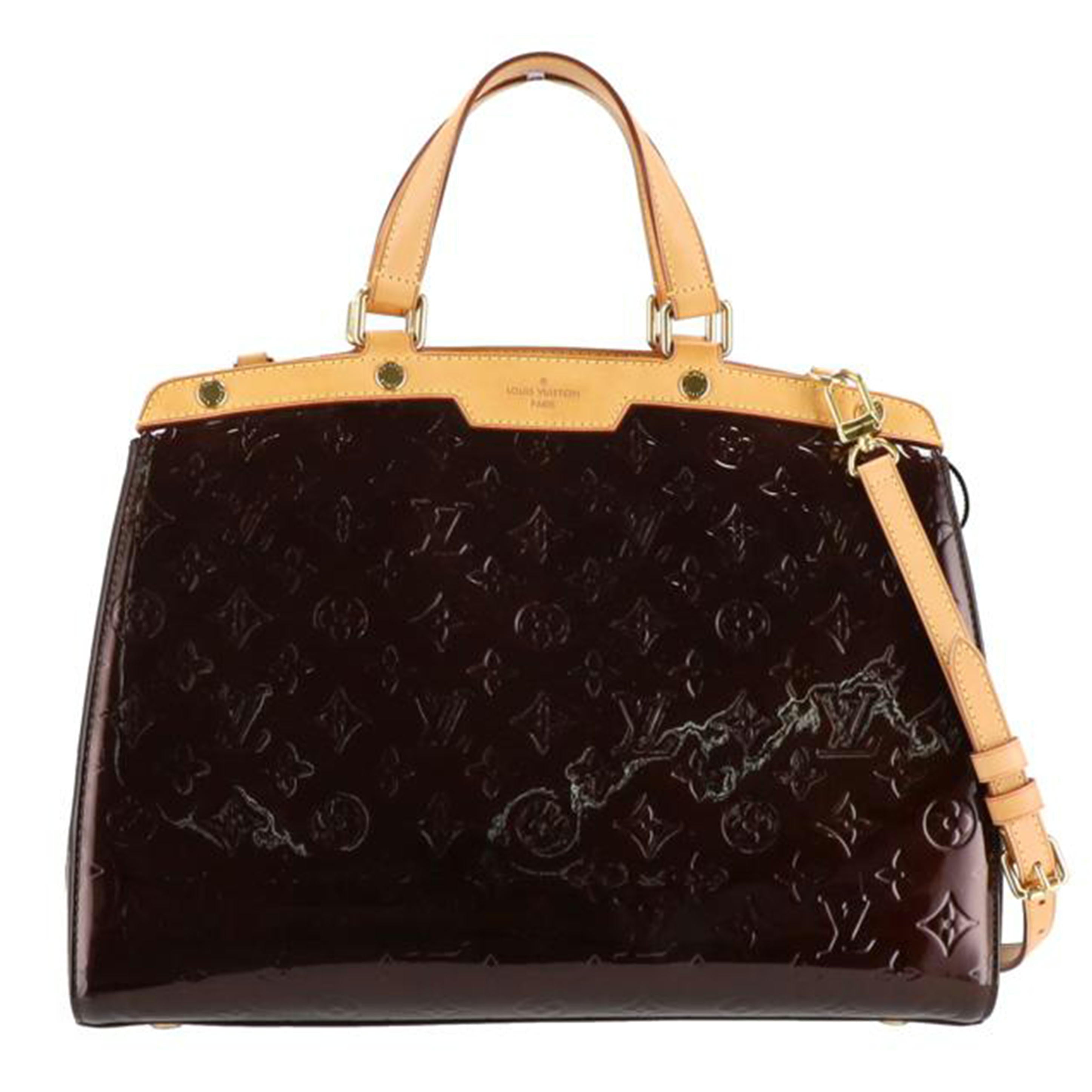 LOUIS VUITTON ルイヴィトン/ブレアMM/ヴェルニ/アマラント/SR3***/ABランク/75