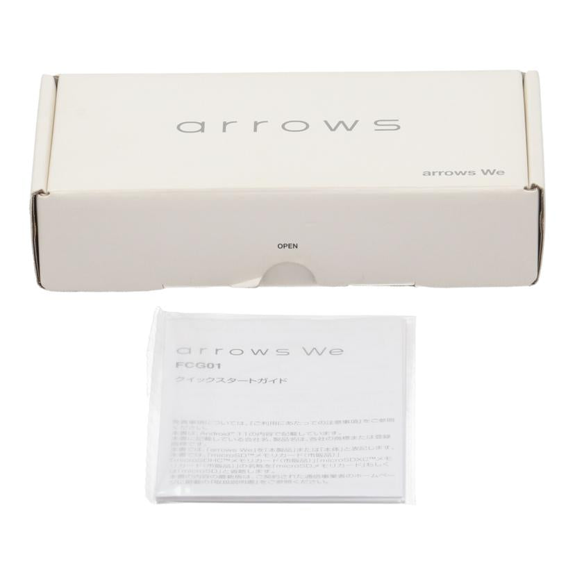 FUJITSU　FCNT　au 富士通 フジツウ　/スマートフォン／arrows　We　64GB/FCG01//50ad566c/Aランク/67