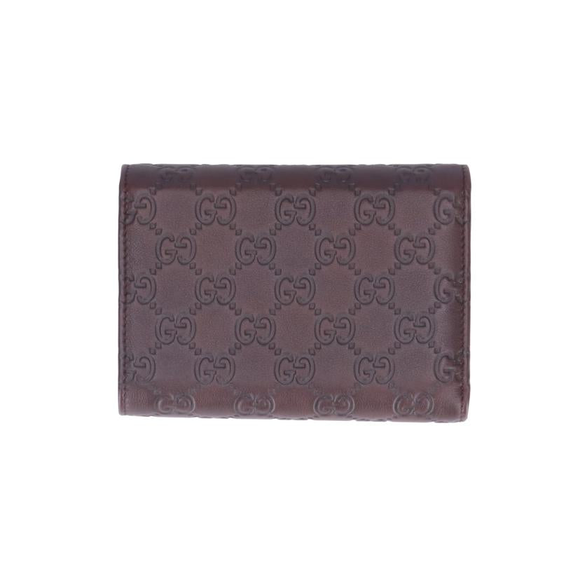 GUCCI ｸﾞｯﾁ/グッチシマ／3つ折り財布/256935//206*/Sランク/78