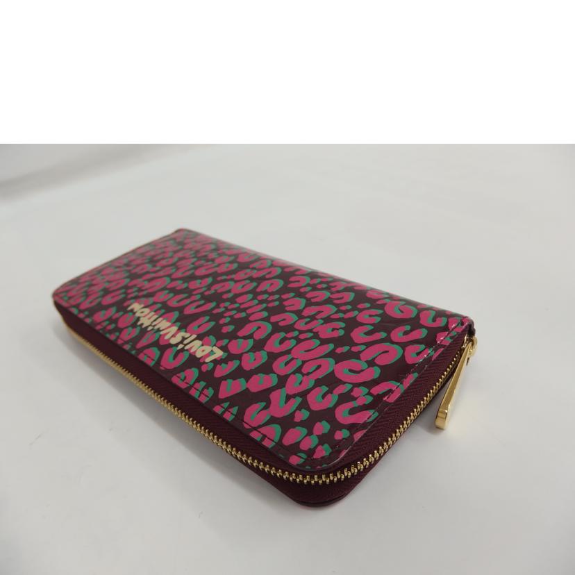 LV ﾙｲｳﾞｨﾄﾝ/シッピーウォレット／レオパード/M91477//CA5***/ABランク/82