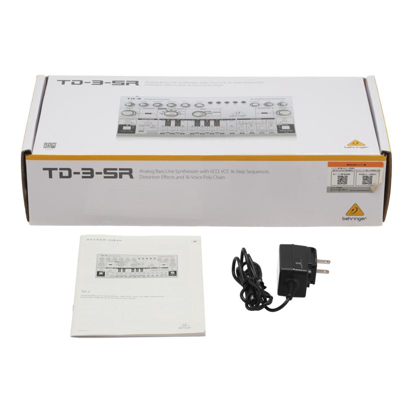 BEHRINGER ベリンガー　/アナログベースラインシンセサイザー/TD-3-SR//S200502562DTD/Bランク/62
