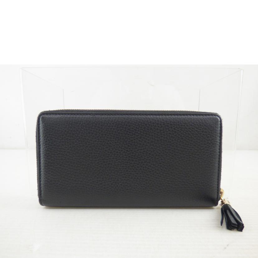 GUCCI グッチ/フリンジレザーラウンドファースナー長財布/598187//525***/Aランク/64