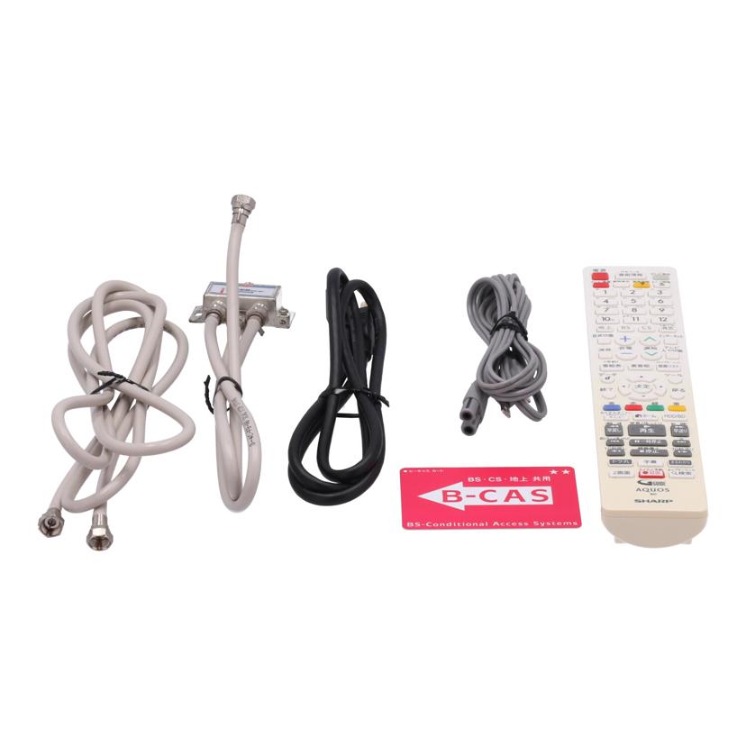 SHARP　 シャープ　/BDレコーダー／AQUOSブルーレイ/BD-WW1100//911265416148/Bランク/24