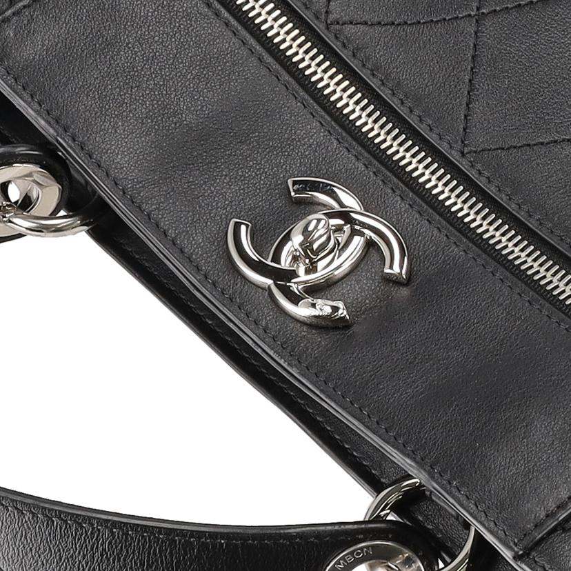 CHANEL CHANEL/ココマークバケットチェーンショルダー／ブラックSV金具/AS0577//275*****/Aランク/75