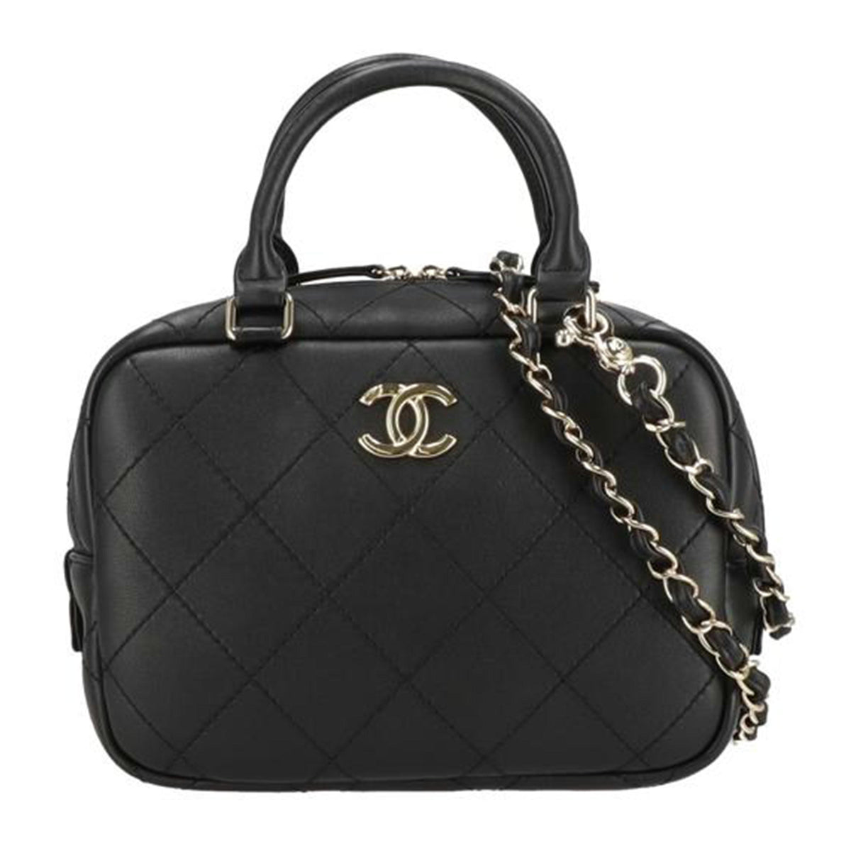 CHANEL シャネル/マトラッセスモールボーリングバッグ//UN7*****/Aランク/78