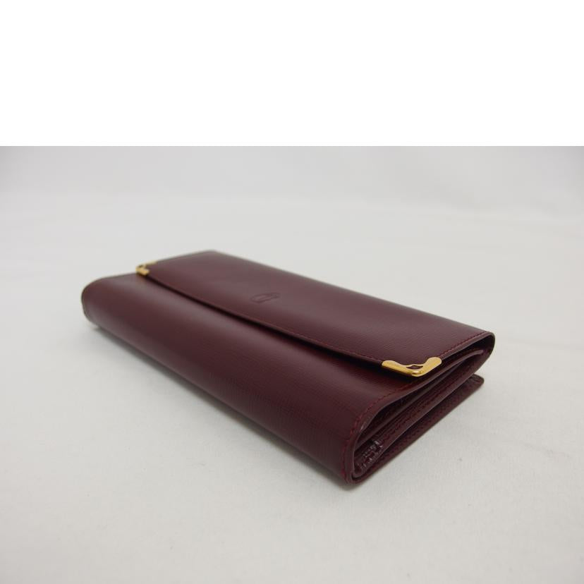 Cartier カルティエ/マストライン　がま口長財布／ボルドー/L3000164//ABランク/04