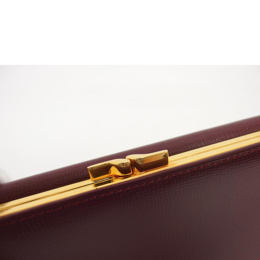 Cartier カルティエ/マストライン　がま口長財布／ボルドー/L3000164//ABランク/04