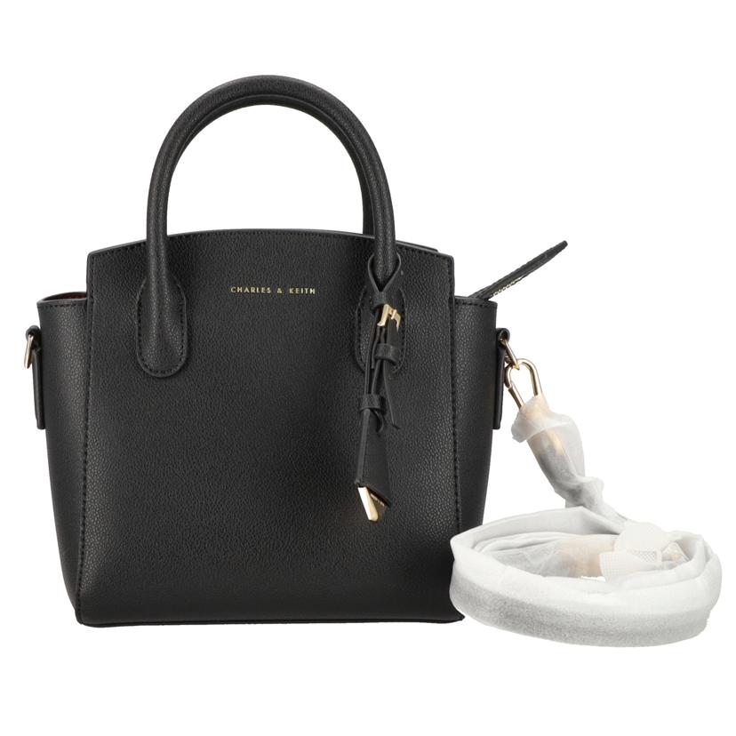 CHARLES＆KEITH チャールズアンドキース/ダブルハンドル　トラペーズトートバッグ/CK2-30271265//SAランク/05