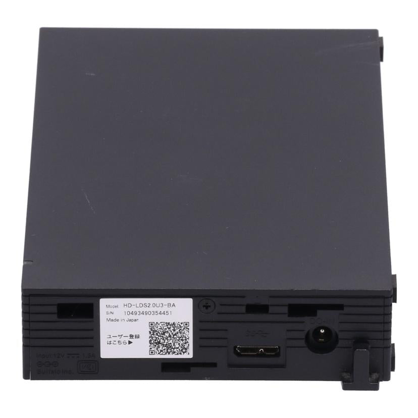 BUFFALO バッファロー　/外付けHDD　2TB/HD-LDS2.0U3-BA//10493490354451/Bランク/64