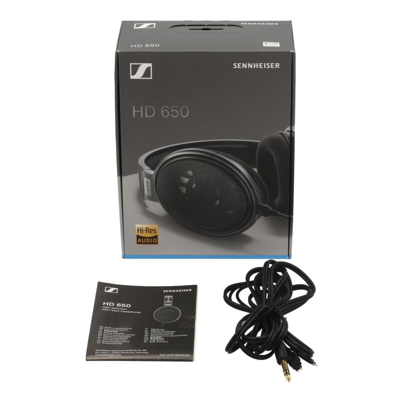 Sennheiser ゼンハイザー　/ハイレゾ対応ヘッドホン/HD650//5211041208/BCランク/67
