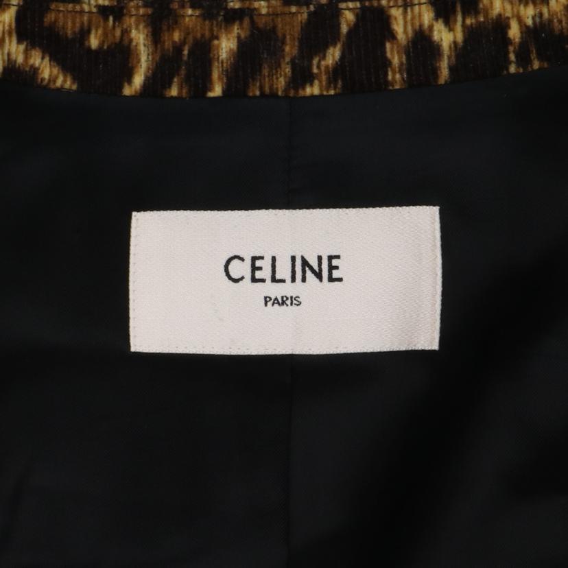 CELINE セリーヌ/コーデュロイレオパードテディジャケット/2V191223D//ｻｲｽ****/Aランク/91