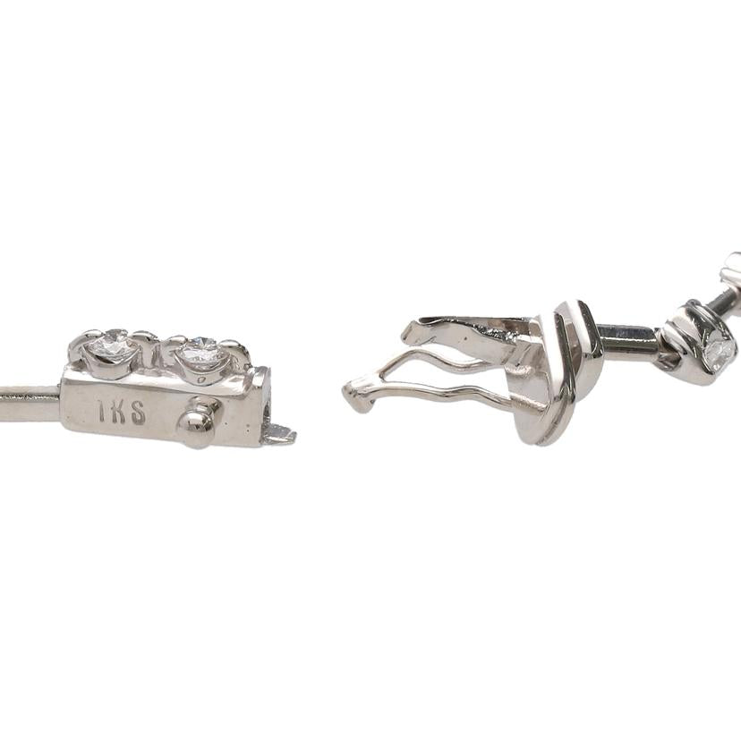 DE BEERS/K18WGラインダイヤブレスレット1.25ct /7.7//1.25/18cm/Aランク/75