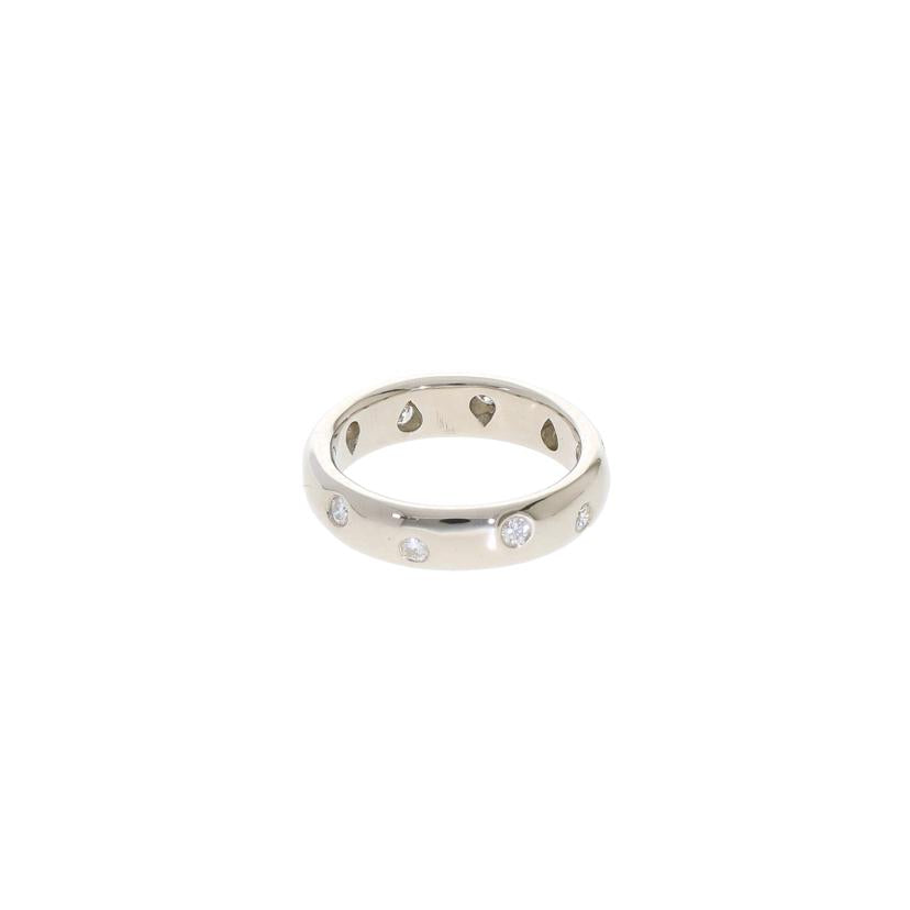 TIFFANY＆Co．/Pt950ドッツリング／10Pダイヤ／約＃6．5//Aランク/77